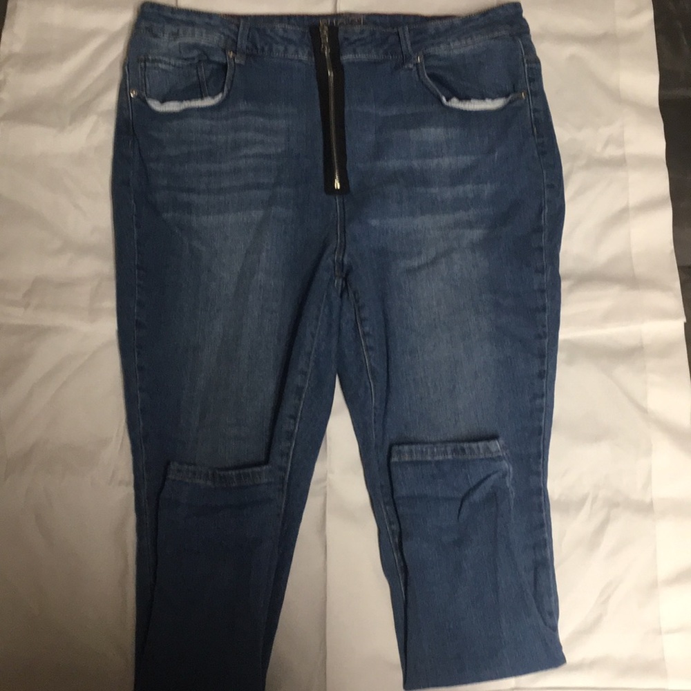 Jean/jetting high wasted size 20